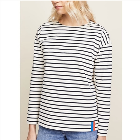KULE | Tops | Kule Stripe Boyfriend Tee 